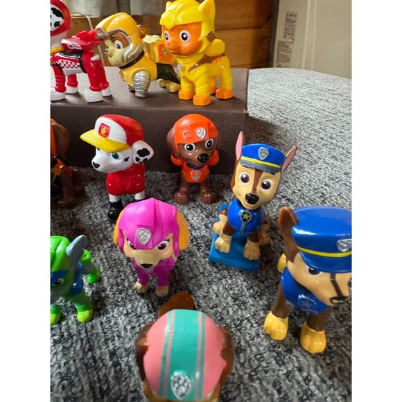 Paw Patrol Action Figure Lot Of 18 Various Characters Multicolor Plastic Kids Co - Picture 4 of 8